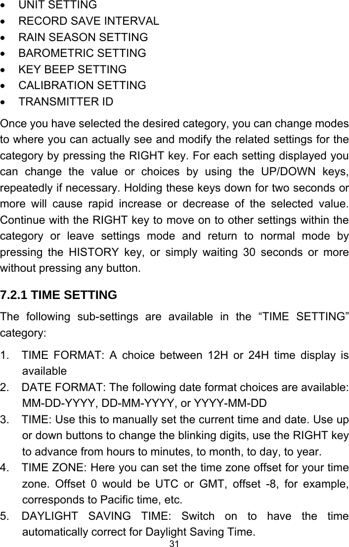 Page 31 of Fine Offset Electronics WH69C Wireless weather station(Transmitter) User Manual WH2320C  WH69C 433MHz US manual