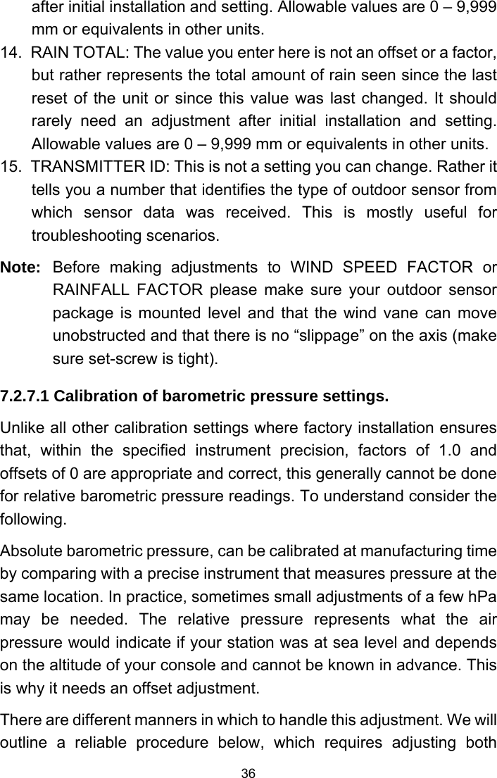 Page 36 of Fine Offset Electronics WH69C Wireless weather station(Transmitter) User Manual WH2320C  WH69C 433MHz US manual