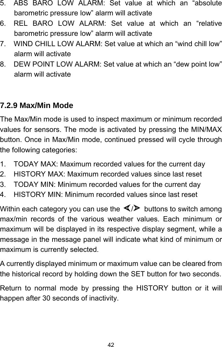 Page 42 of Fine Offset Electronics WH69C Wireless weather station(Transmitter) User Manual WH2320C  WH69C 433MHz US manual