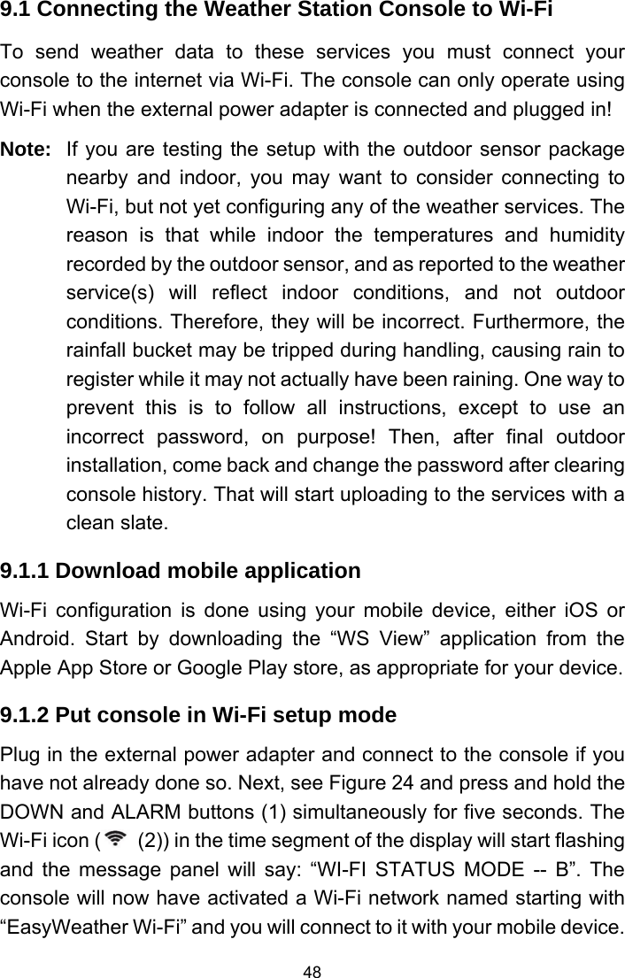 Page 48 of Fine Offset Electronics WH69C Wireless weather station(Transmitter) User Manual WH2320C  WH69C 433MHz US manual