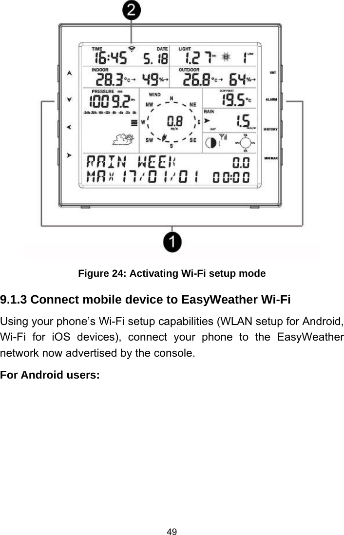 Page 49 of Fine Offset Electronics WH69C Wireless weather station(Transmitter) User Manual WH2320C  WH69C 433MHz US manual