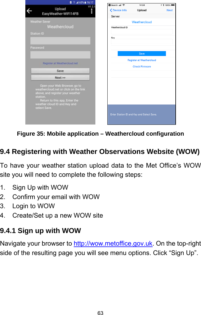 Page 63 of Fine Offset Electronics WH69C Wireless weather station(Transmitter) User Manual WH2320C  WH69C 433MHz US manual