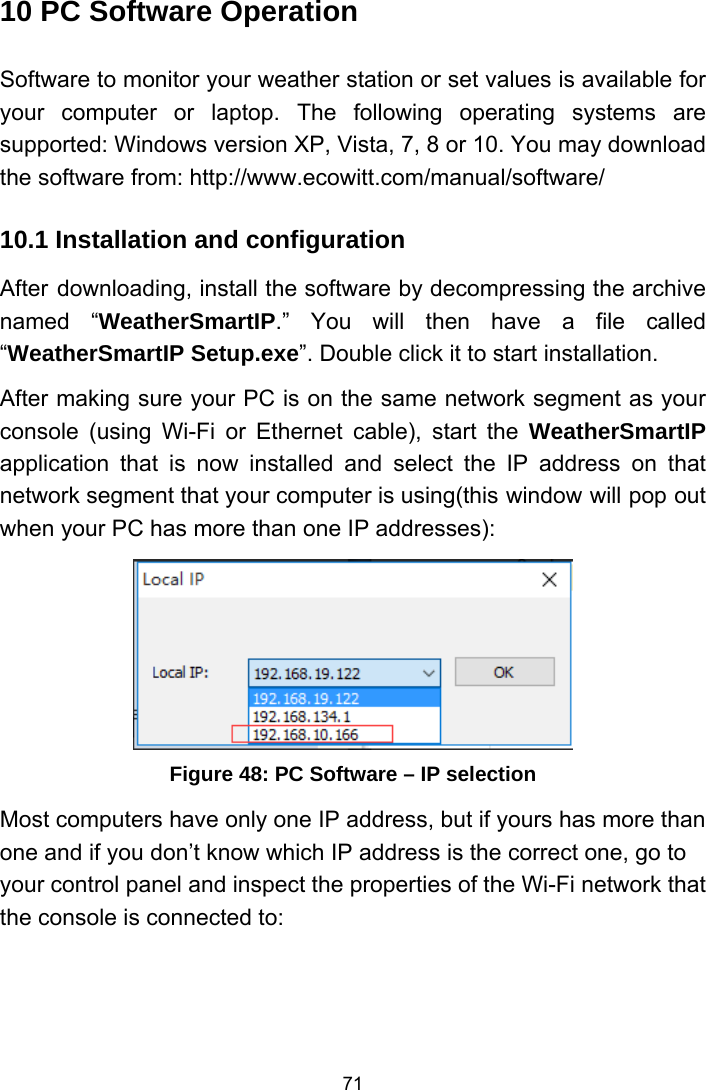 Page 71 of Fine Offset Electronics WH69C Wireless weather station(Transmitter) User Manual WH2320C  WH69C 433MHz US manual