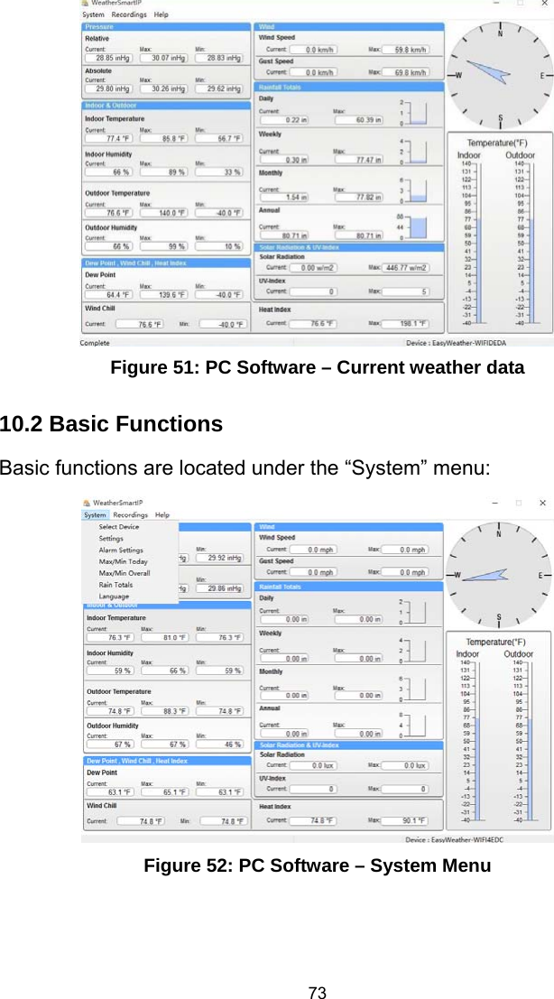 Page 73 of Fine Offset Electronics WH69C Wireless weather station(Transmitter) User Manual WH2320C  WH69C 433MHz US manual