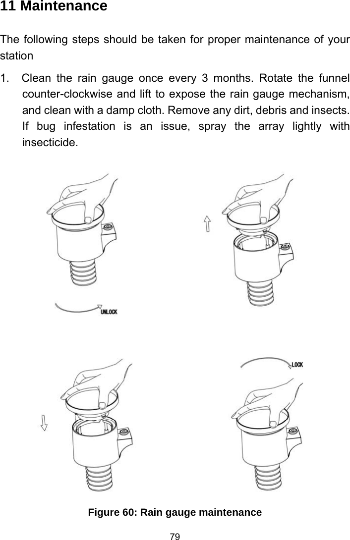 Page 79 of Fine Offset Electronics WH69C Wireless weather station(Transmitter) User Manual WH2320C  WH69C 433MHz US manual