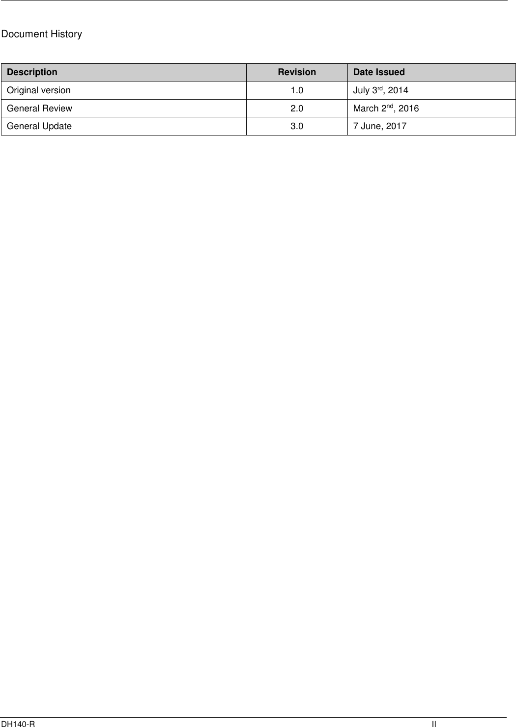 Page 2 of Fiplex Communications DH140-R VHF DIGITAL REMOTE UNIT User Manual TETRA User s Manual