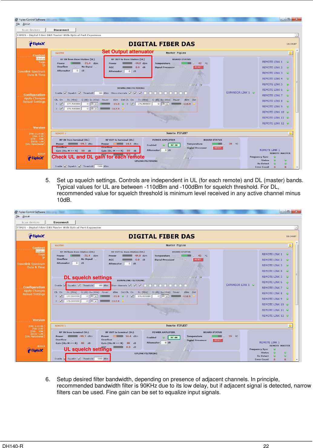 Page 26 of Fiplex Communications DH140-R VHF DIGITAL REMOTE UNIT User Manual TETRA User s Manual