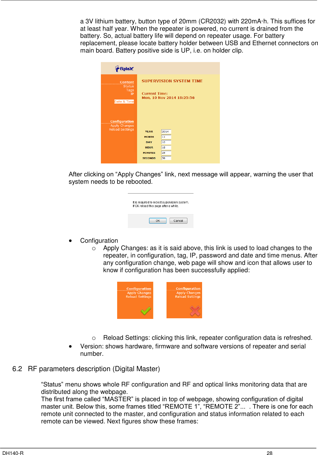 Page 32 of Fiplex Communications DH140-R VHF DIGITAL REMOTE UNIT User Manual TETRA User s Manual