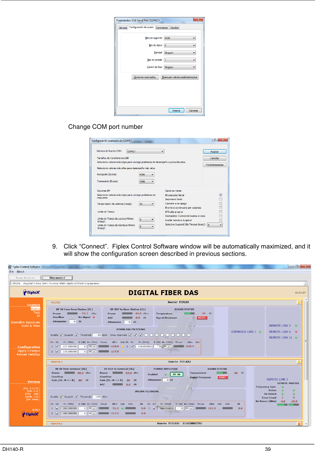 Page 43 of Fiplex Communications DH140-R VHF DIGITAL REMOTE UNIT User Manual TETRA User s Manual