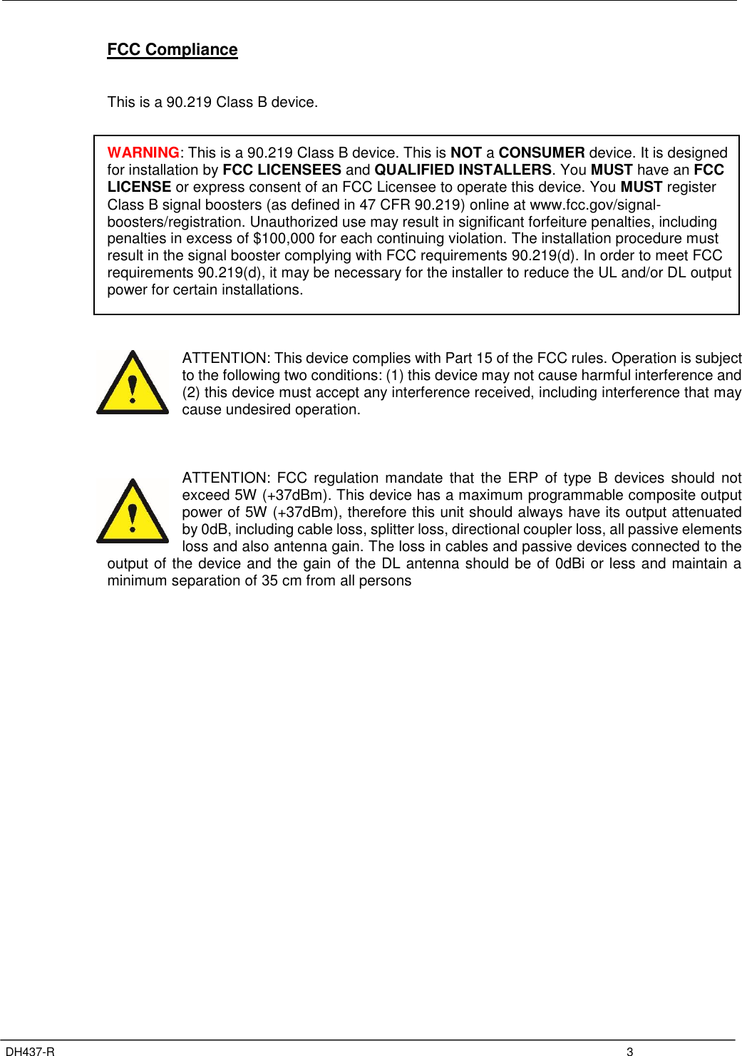 Page 7 of Fiplex Communications DH437-R UHF DIGITAL REMOTE UNIT User Manual TETRA User s Manual