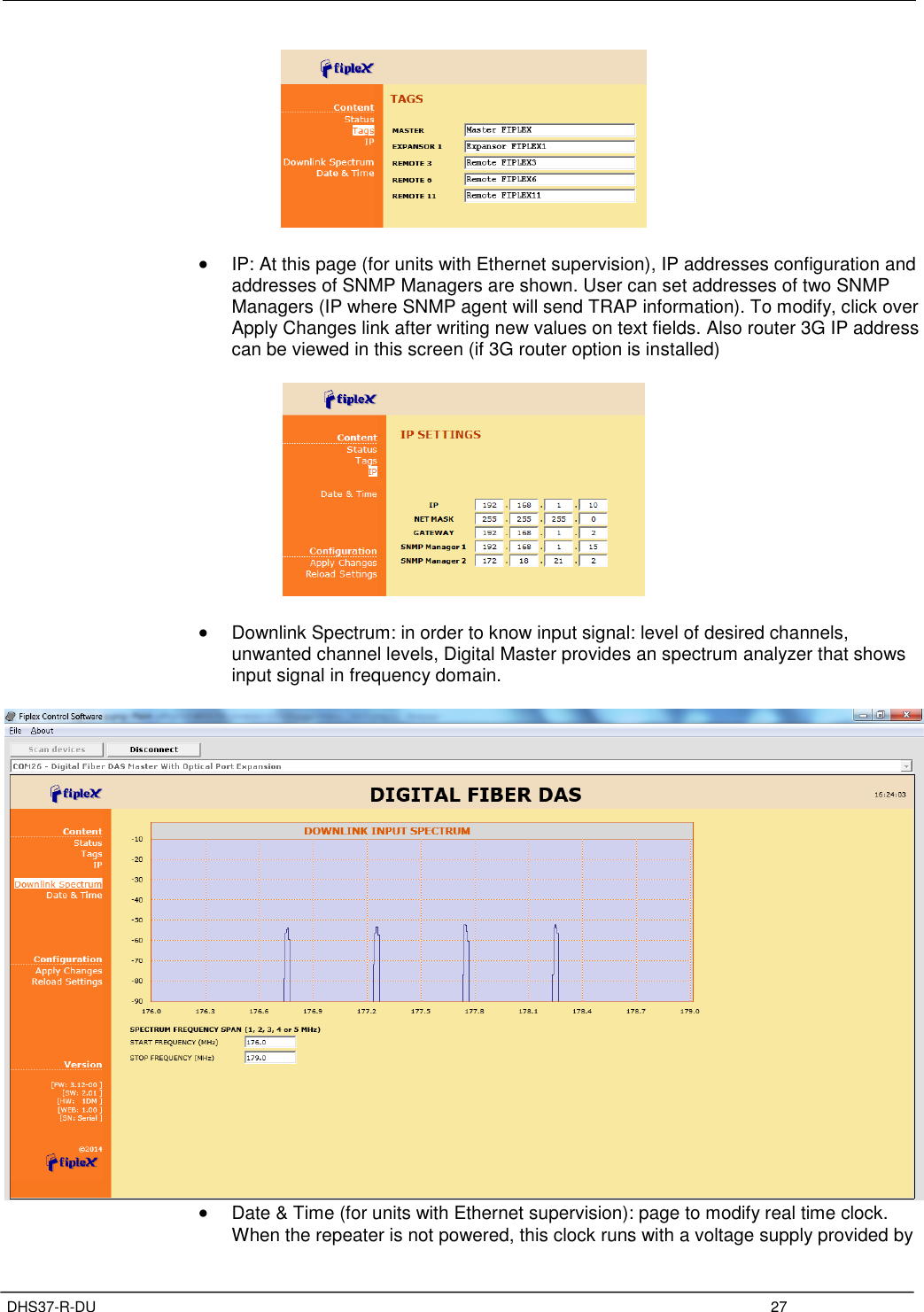 Page 31 of Fiplex Communications DHS37-R-DU SINGLE CHANNEL AMPLIFIER User Manual TETRA User s Manual