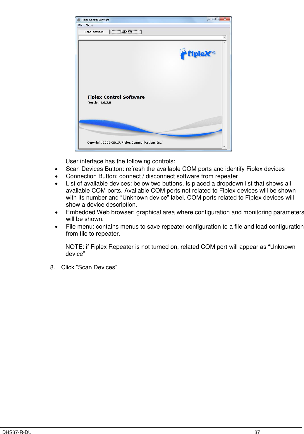 Page 41 of Fiplex Communications DHS37-R-DU SINGLE CHANNEL AMPLIFIER User Manual TETRA User s Manual