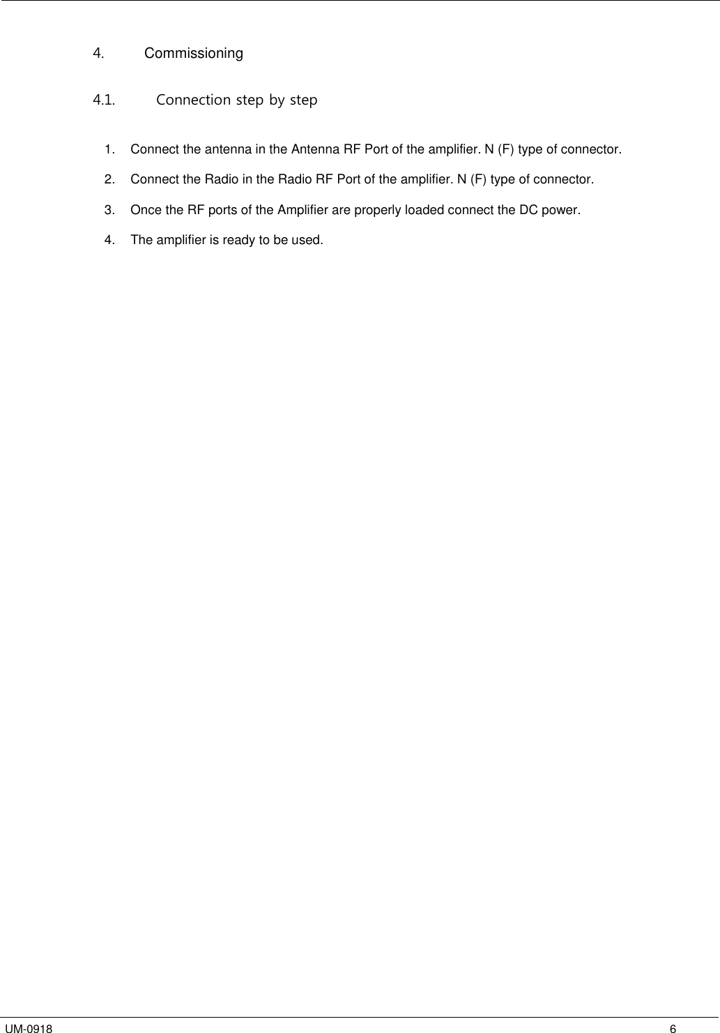 Page 10 of Fiplex Communications TXPA220 MTA-PTC POWER AMPLIFIER User Manual TETRA User s Manual