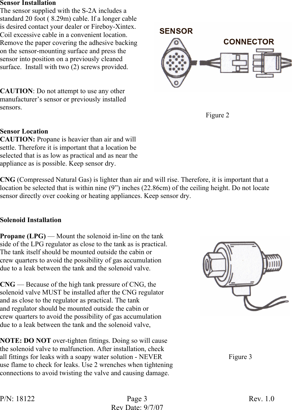 Page 3 of 9 - Fireboy-Xintex-Ltd Fireboy-Xintex-Ltd-S-2A-Users-Manual S-2A Owners Manual Rev 1.0