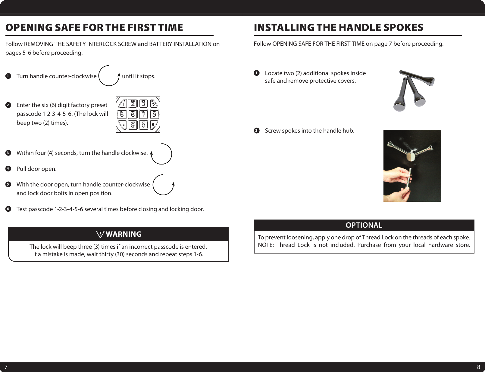 Page 5 of 9 - First-Alert First-Alert-19-Cu-Ft-Gun-Safe-Users-Manual-  First-alert-19-cu-ft-gun-safe-users-manual