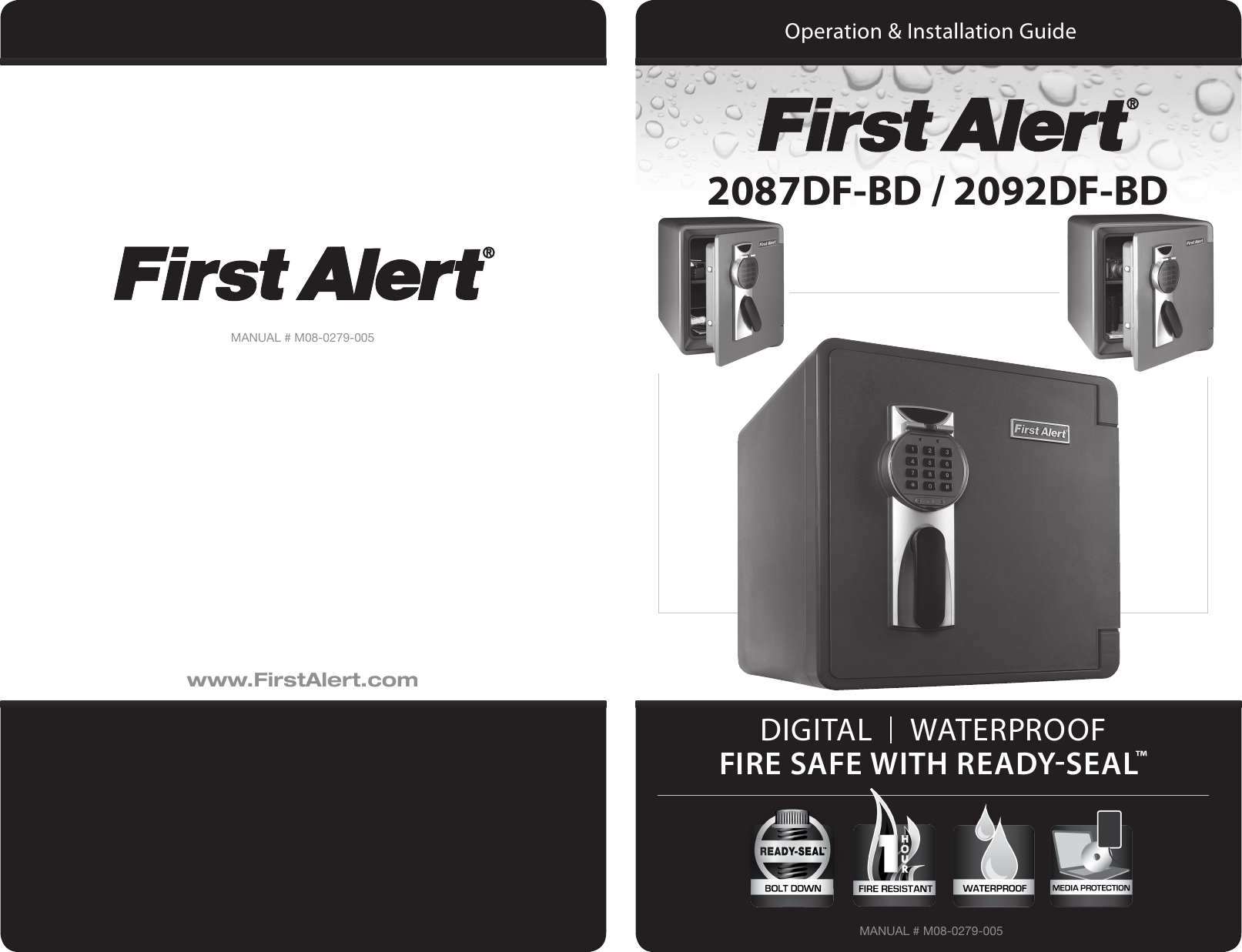 Page 1 of 8 - First-Alert First-Alert-2087Df-Bd-2092Df-Bd-Users-Manual-  First-alert-2087df-bd-2092df-bd-users-manual