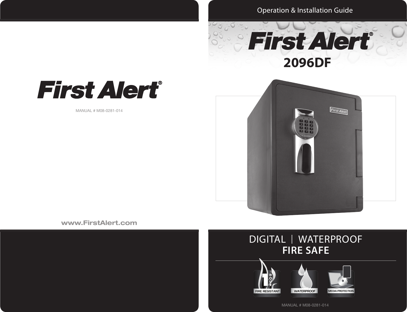 First Alert 2 1 Cu Ft Waterproof Digital Safe Users Manual