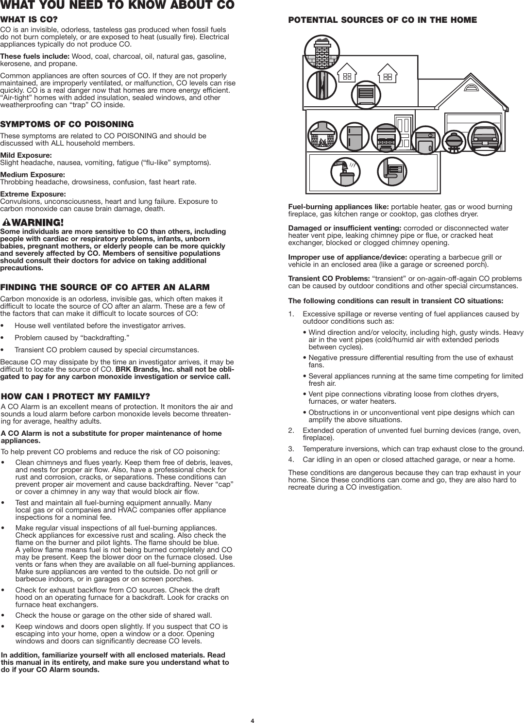 Page 4 of 6 - First-Alert First-Alert-Co600-Users-Manual- M08-0152-002E_CO600p1  First-alert-co600-users-manual