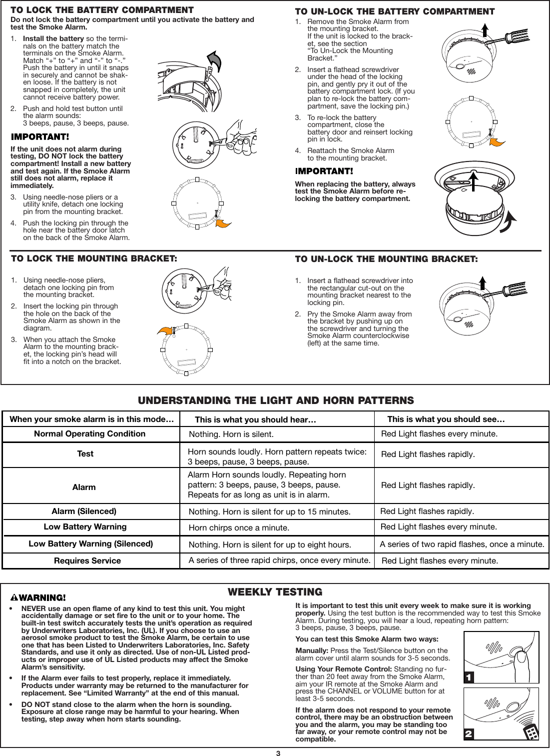 Page 3 of 6 - First-Alert First-Alert-Sa302-Users-Manual- M08_0071_001_E (SA302_HD)WEB  First-alert-sa302-users-manual
