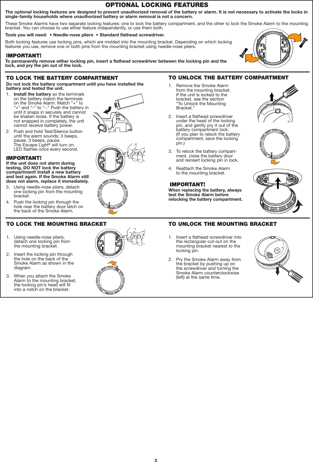 Page 3 of 6 - First-Alert First-Alert-Sa720-Users-Manual- SA720  First-alert-sa720-users-manual