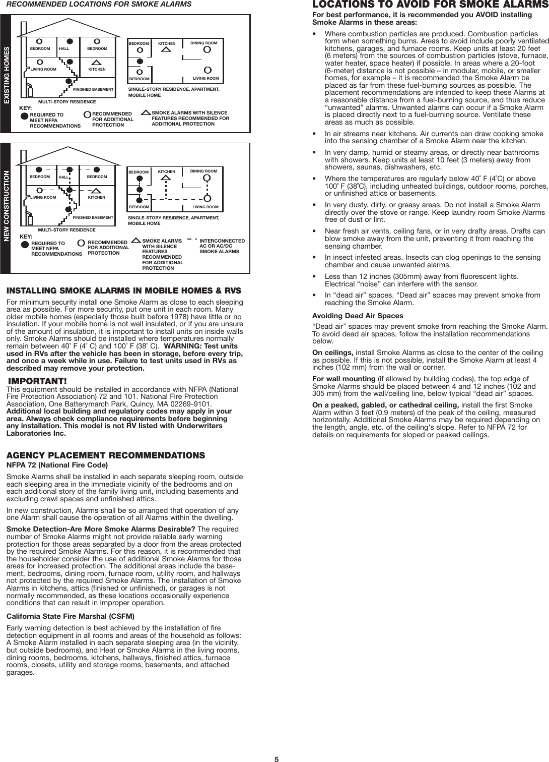 Page 5 of 6 - First-Alert First-Alert-Sa720-Users-Manual- SA720  First-alert-sa720-users-manual