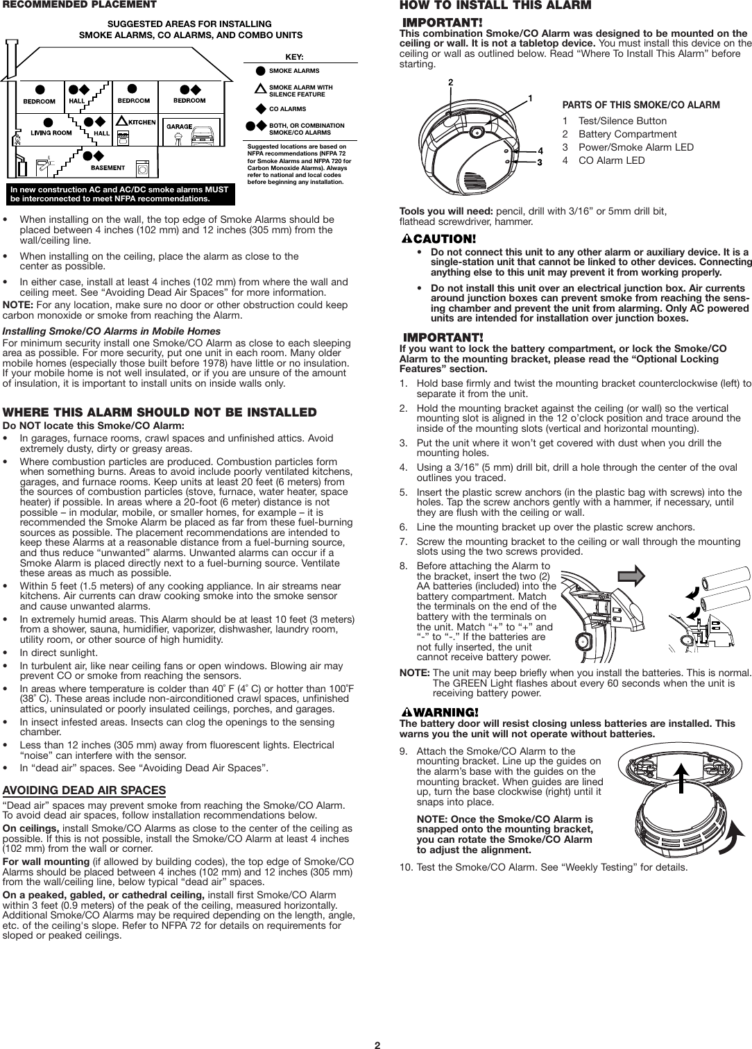 Page 2 of 7 - First-Alert First-Alert-Sco5-Users-Manual- ManualsLib - Makes It Easy To Find Manuals Online! First-alert-sco5-users-manual