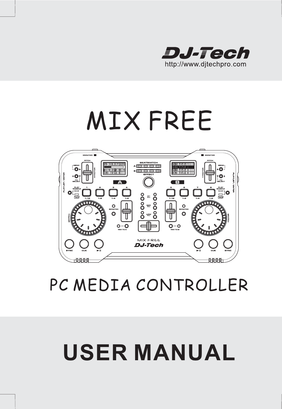First Audio MIXFREEC PC MEDIA CONTROLLER User Manual MIX FREE 032509 V0 5