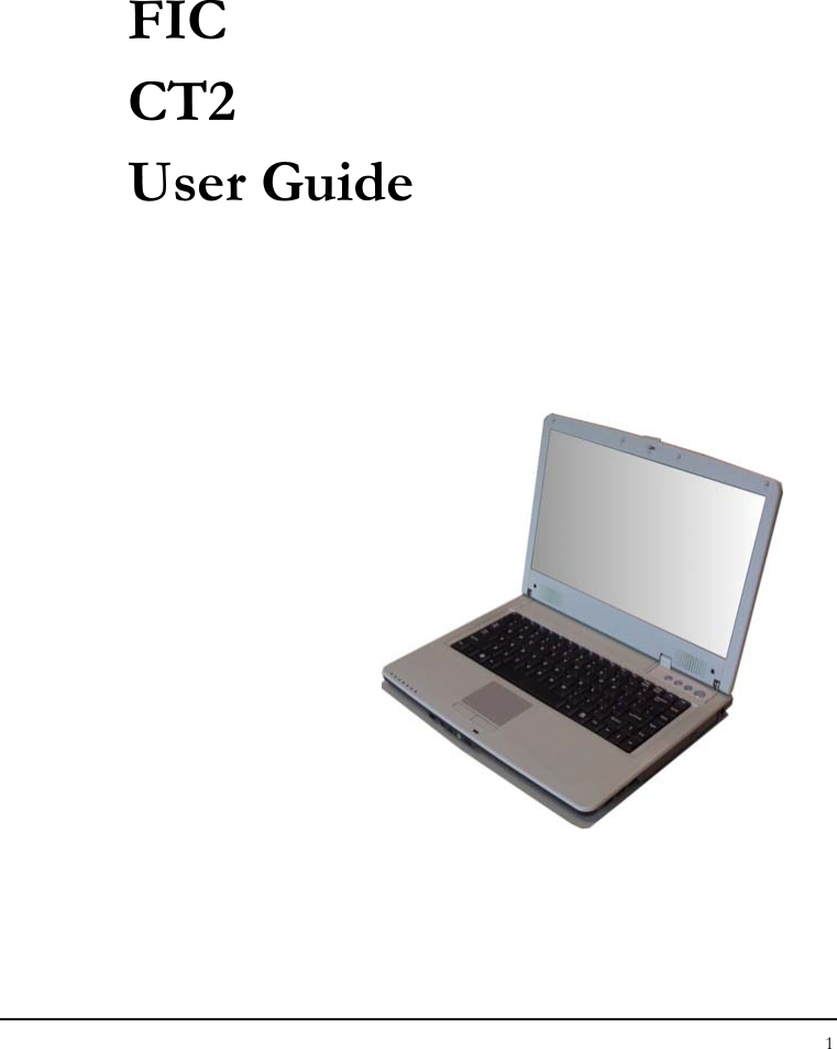 1  FIC CT2 User Guide         