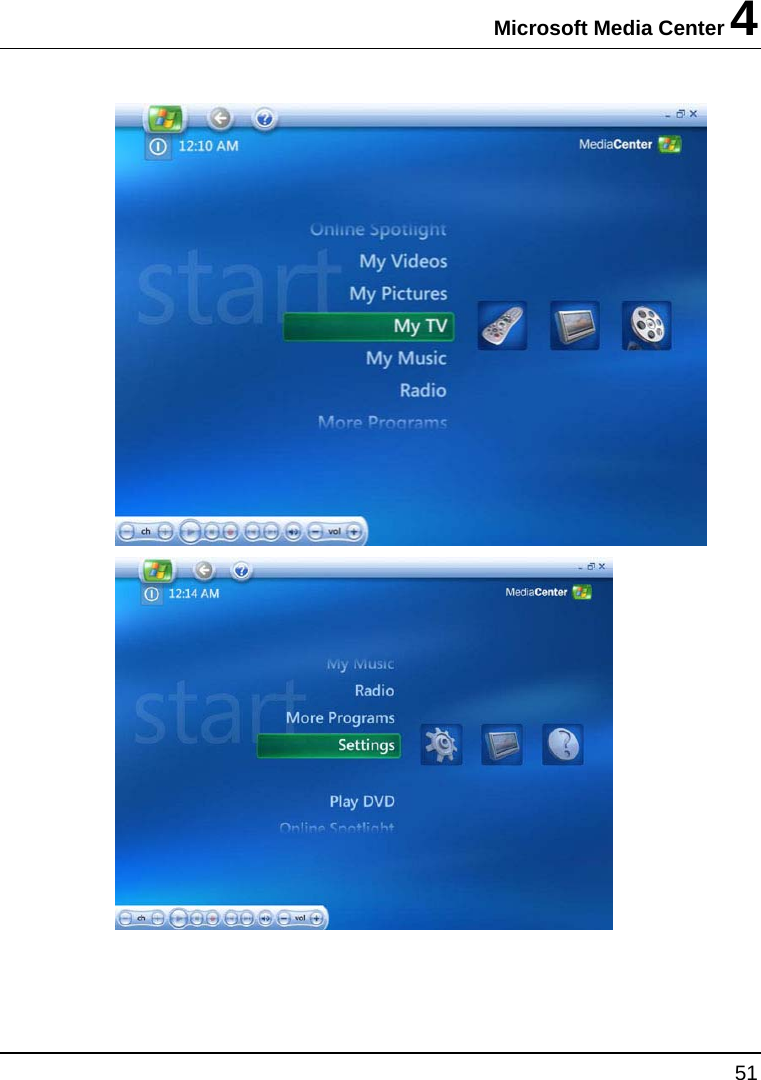 Microsoft Media Center 4 51    