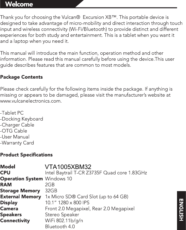 VTA1005XBM32