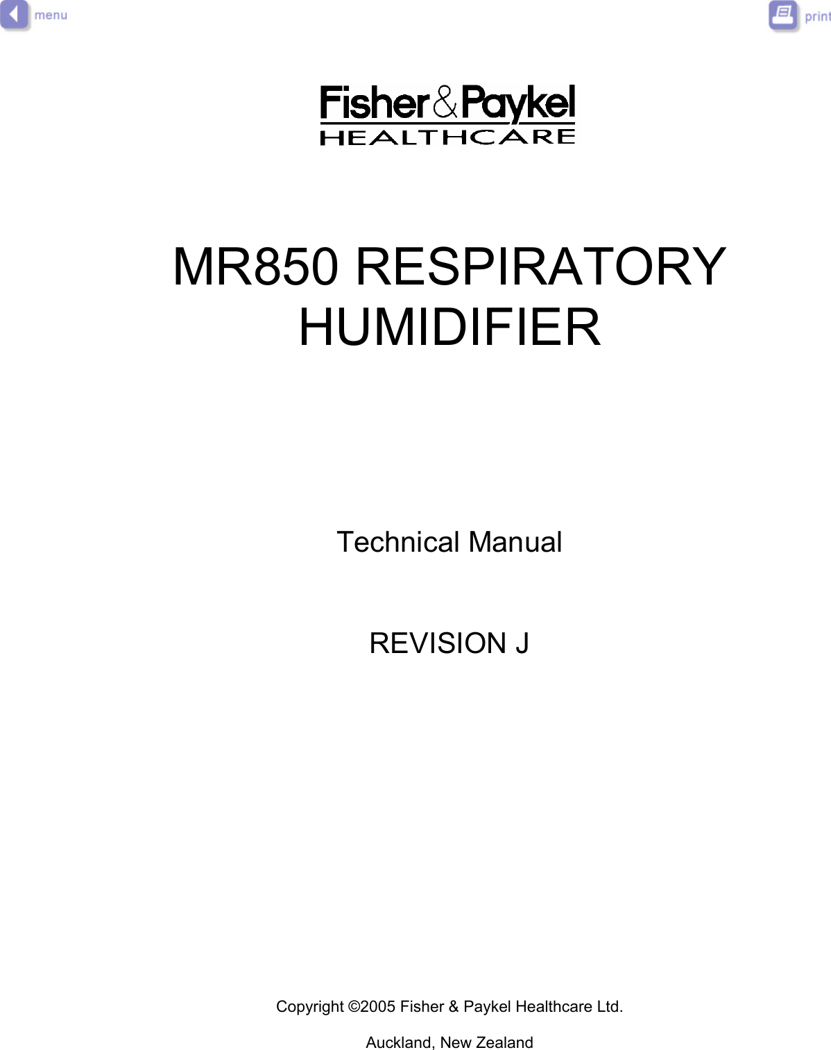 Fisher And Paykel Mr850 Users Manual 185041340RevJ Fisher And Paykel Mr850 Users Manual 185041340RevJ