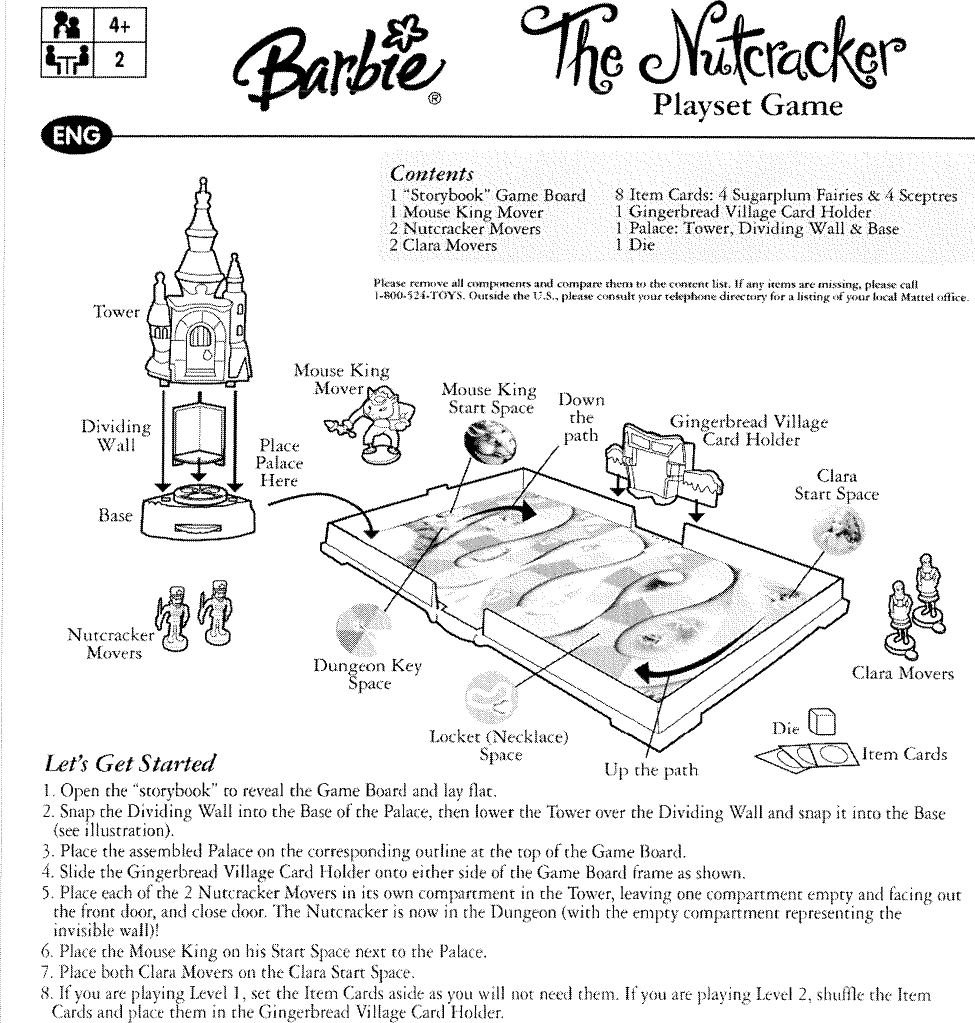 Barbie in the Nutcracker Playset Game Barbie Wiki Fandom