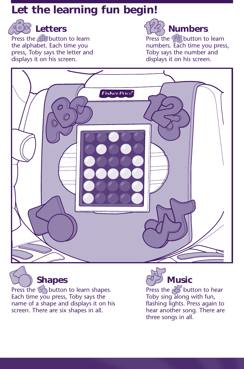 Page 4 of 6 - Fisher-Price Fisher-Price-C0438-Instruction-Sheet-  Fisher-price-c0438-instruction-sheet