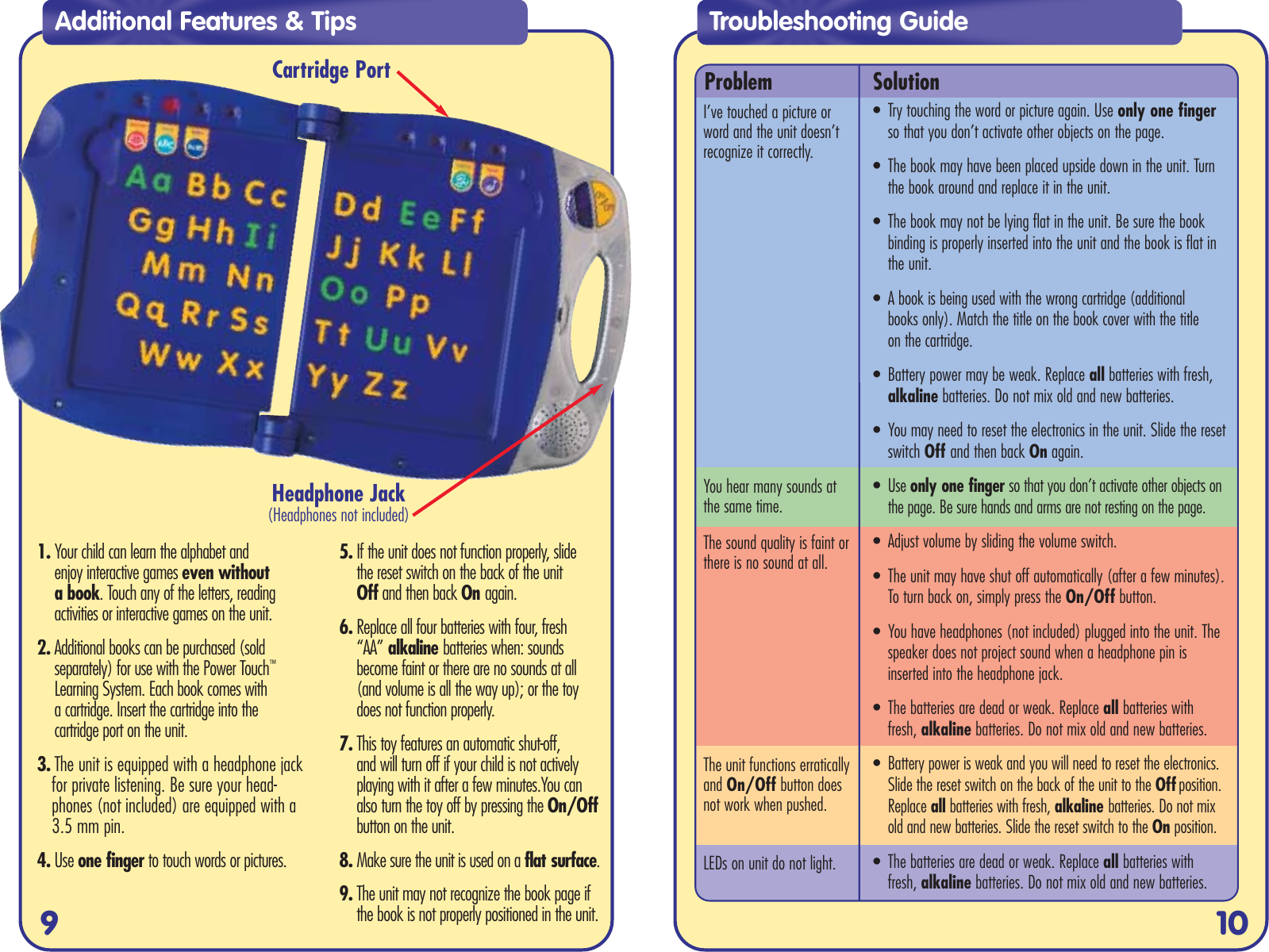 Page 6 of 8 - Fisher-Price Fisher-Price-C2228-Instruction-Sheet-  Fisher-price-c2228-instruction-sheet