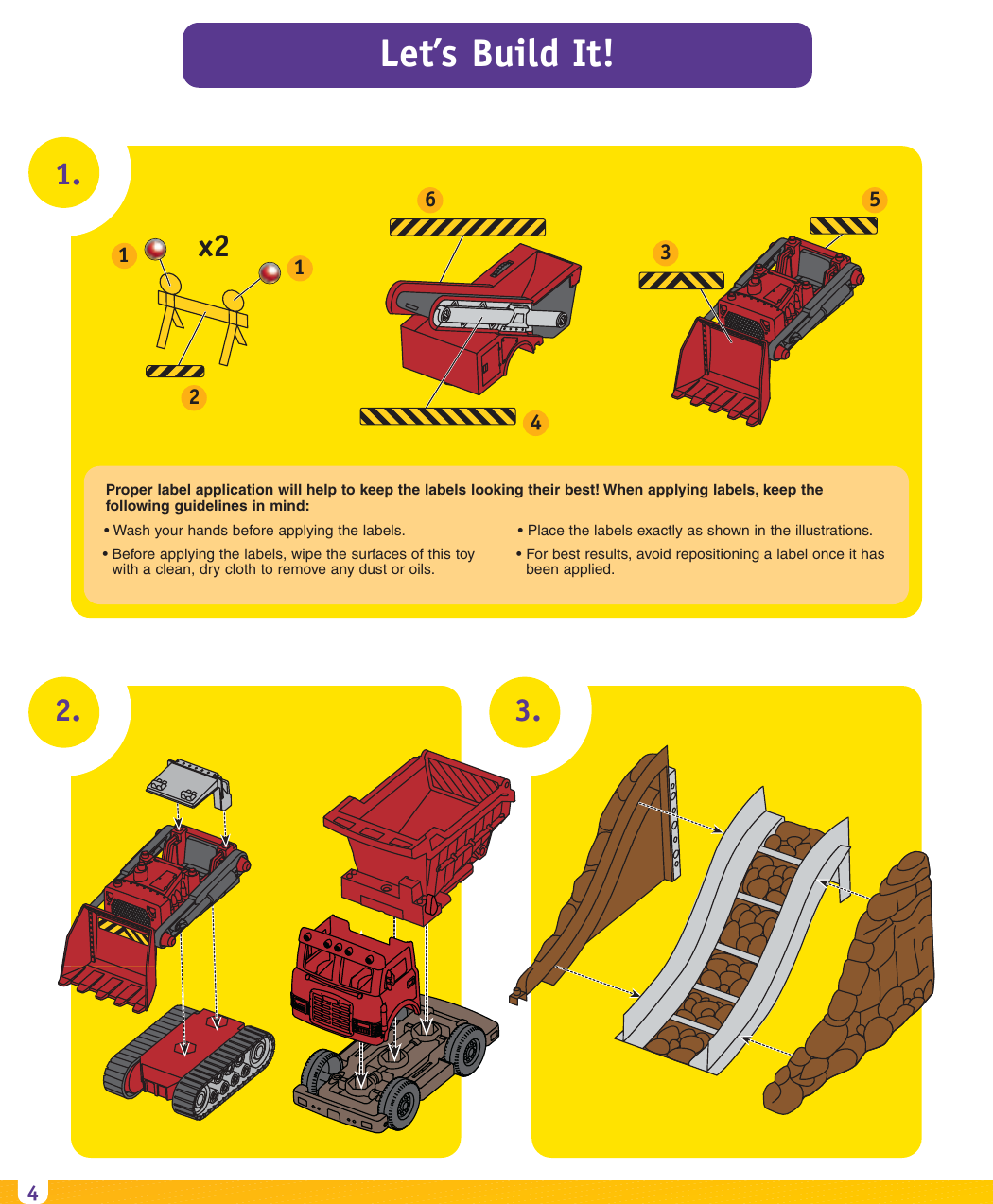 Page 4 of 12 - Fisher-Price Fisher-Price-Imaginext-B1837-Users-Manual-  Fisher-price-imaginext-b1837-users-manual