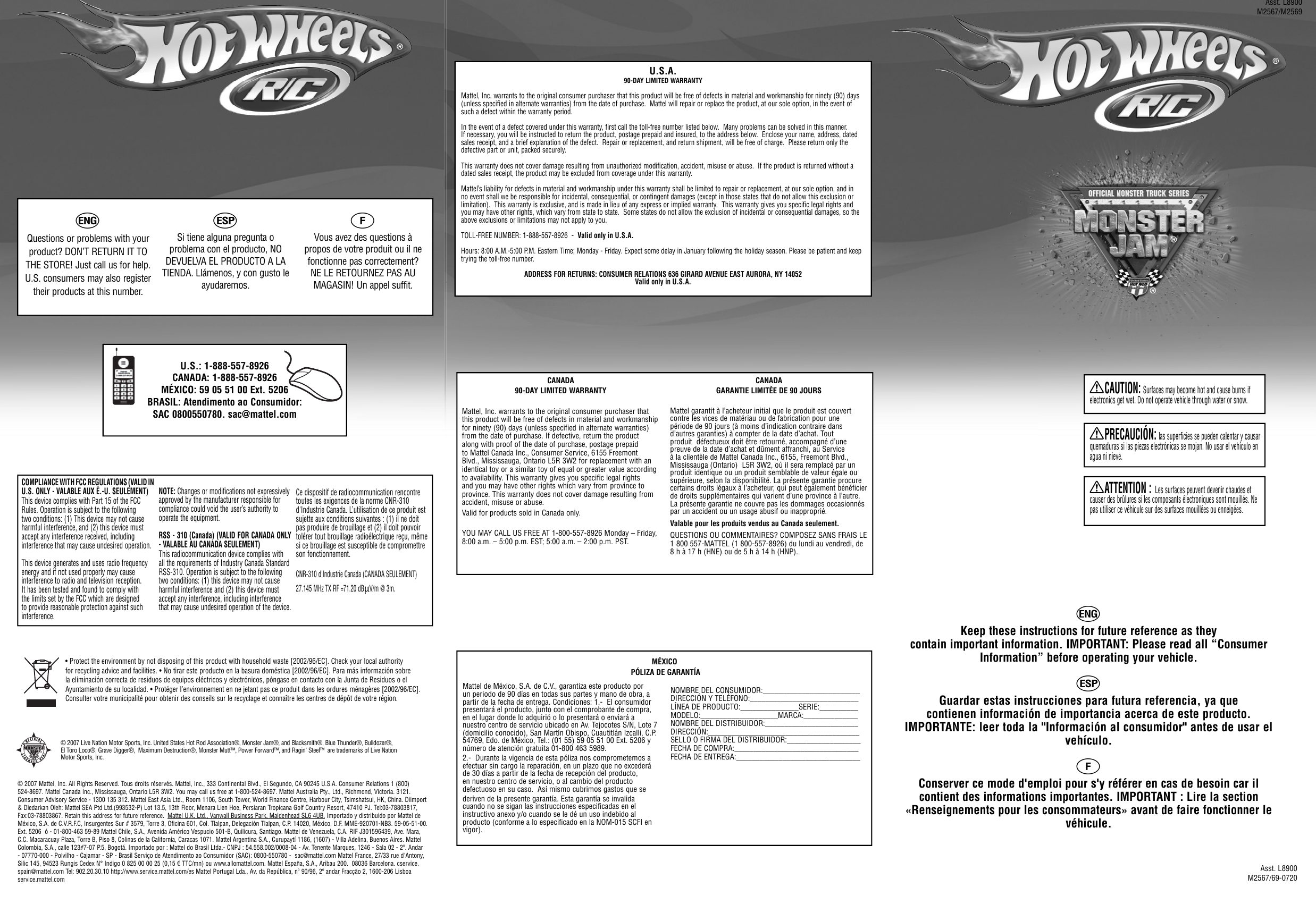 Fisher Price M2567 Instruction Sheet