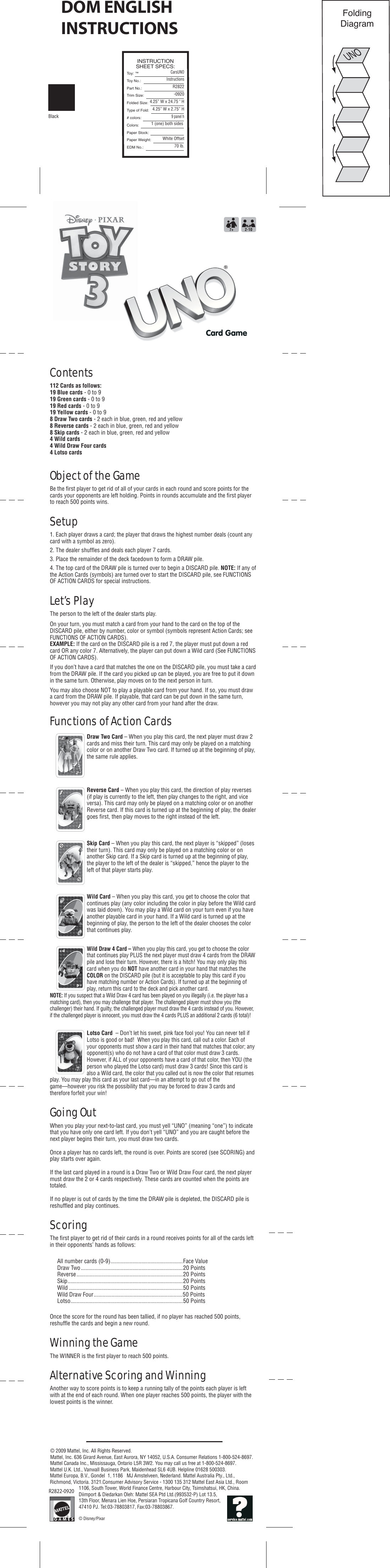 Page 1 of 1 - Fisher-Price Fisher-Price-R2822-Instruction-Sheet- R2822-0920  Fisher-price-r2822-instruction-sheet