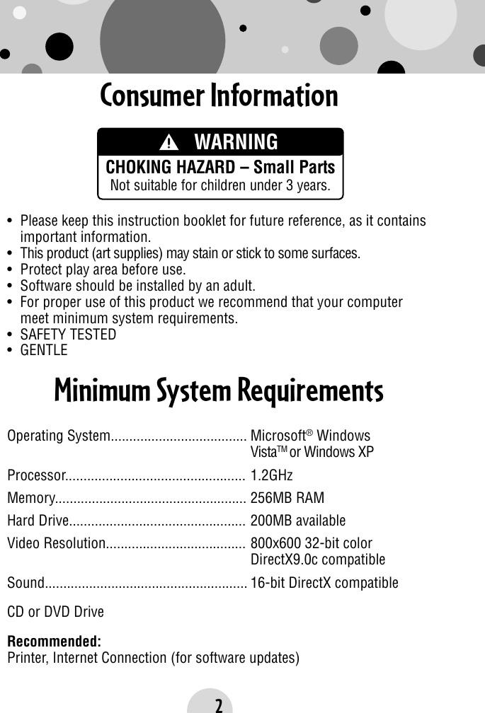 Page 2 of 12 - Fisher-Price Fisher-Price-R4566-Instruction-Sheet- R4566pr-0920  Fisher-price-r4566-instruction-sheet
