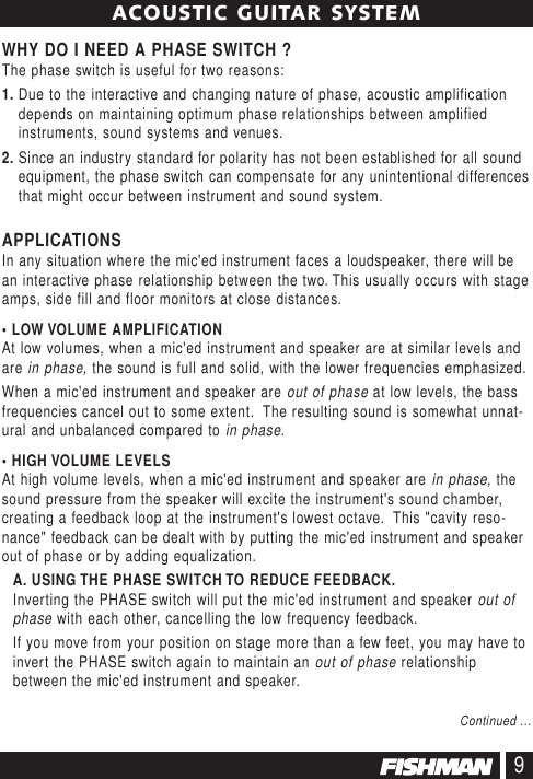 Page 9 of 12 - Fishman Fishman-Blender-Users-Manual- C  Fishman-blender-users-manual