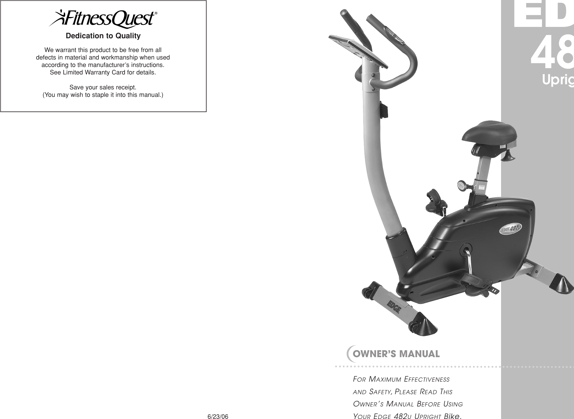 fitness quest exercise bike