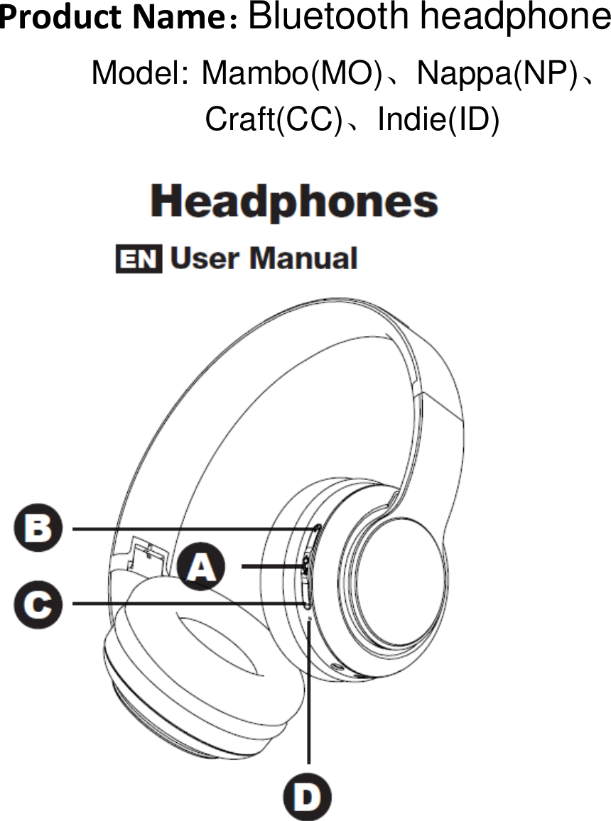 Page 1 of Flashbay Electronics MICN1701 Bluetooth headphone User Manual 