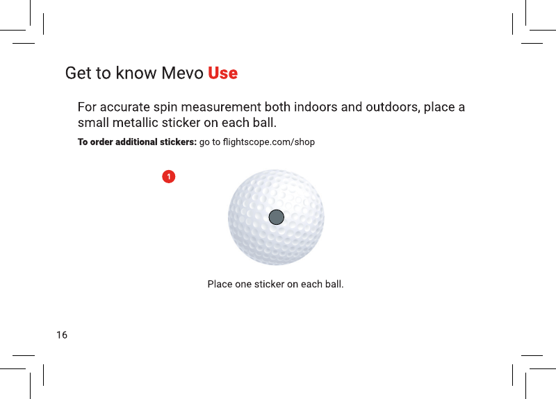 Page 17 of FlightScope A7310 Mevo - sports speed measuring sensor User Manual E19 JP547 Iss11 FS Mevo