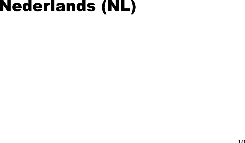 N e d e r la n d s  (NL)121