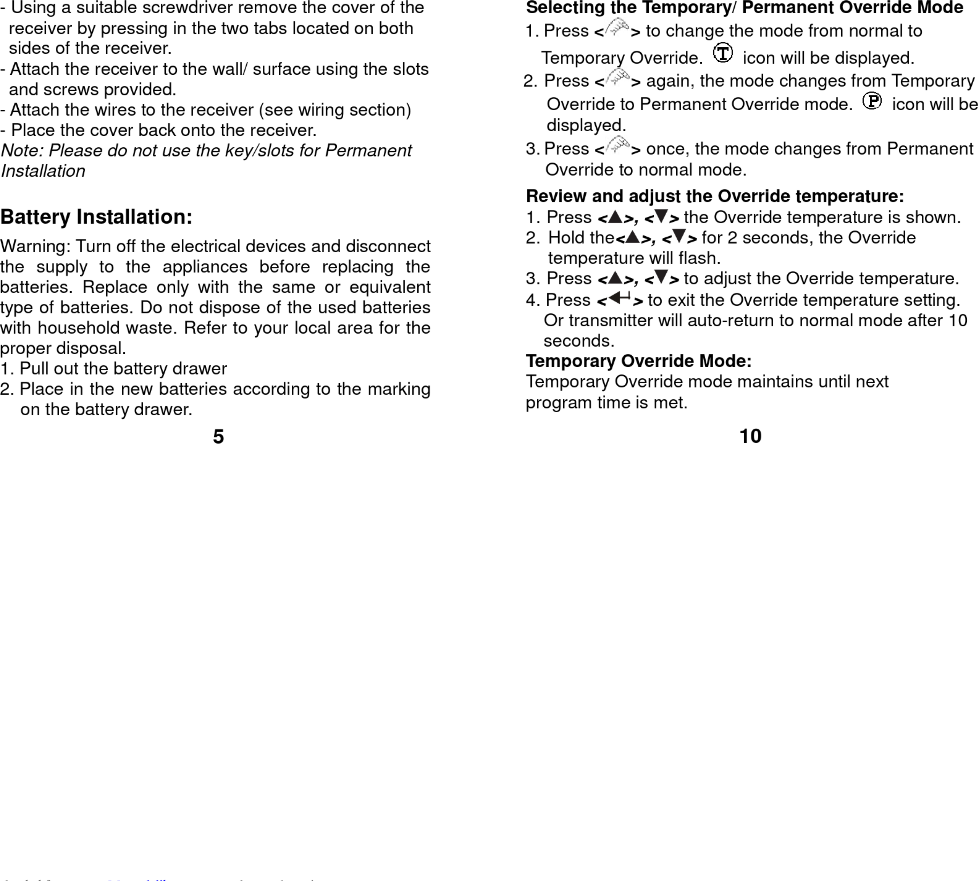 Page 6 of 8 - Flomasta Flomasta-4718G-Manual-1002605 User Manual