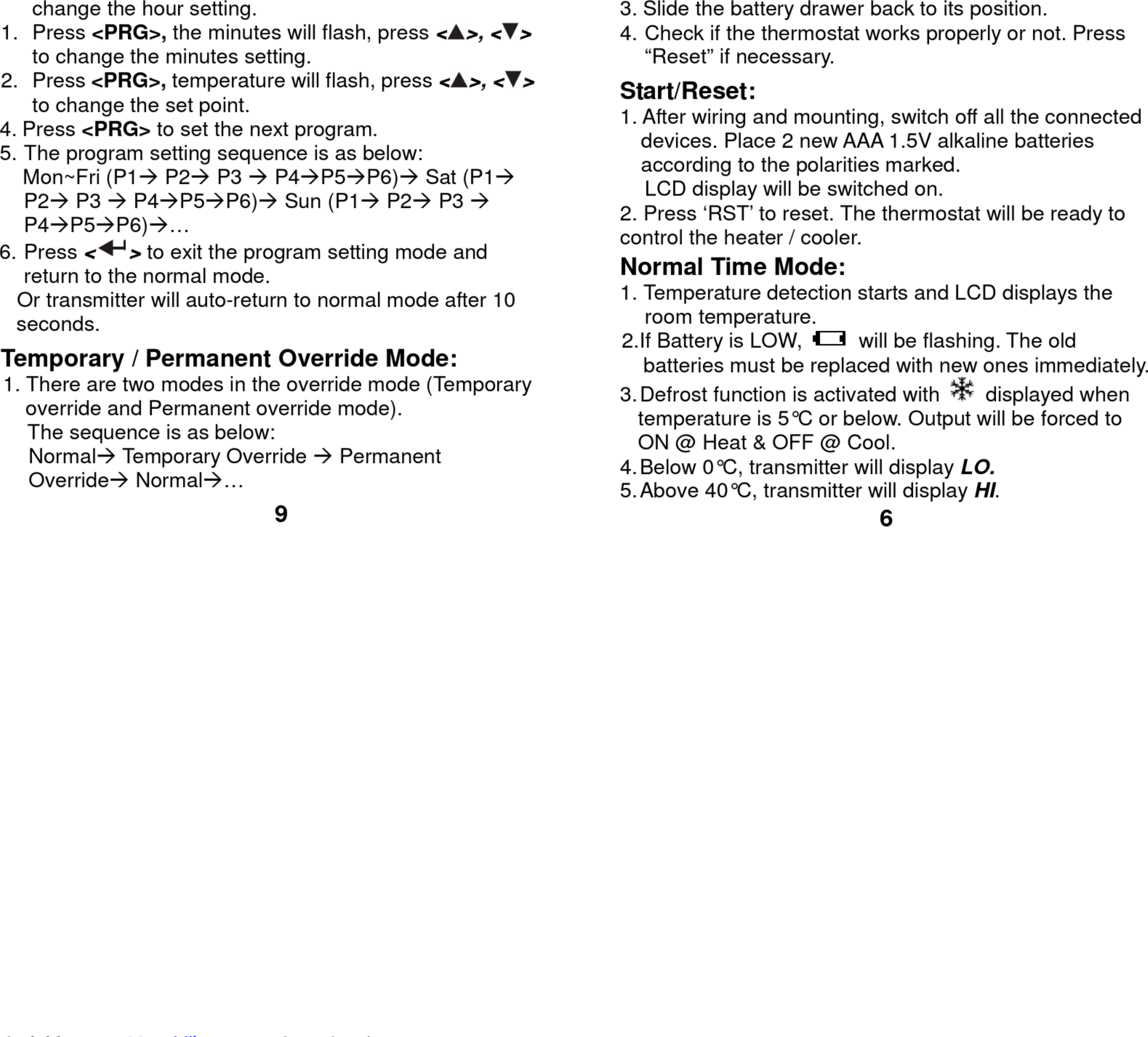 Page 7 of 8 - Flomasta Flomasta-4718G-Manual-1002605 User Manual