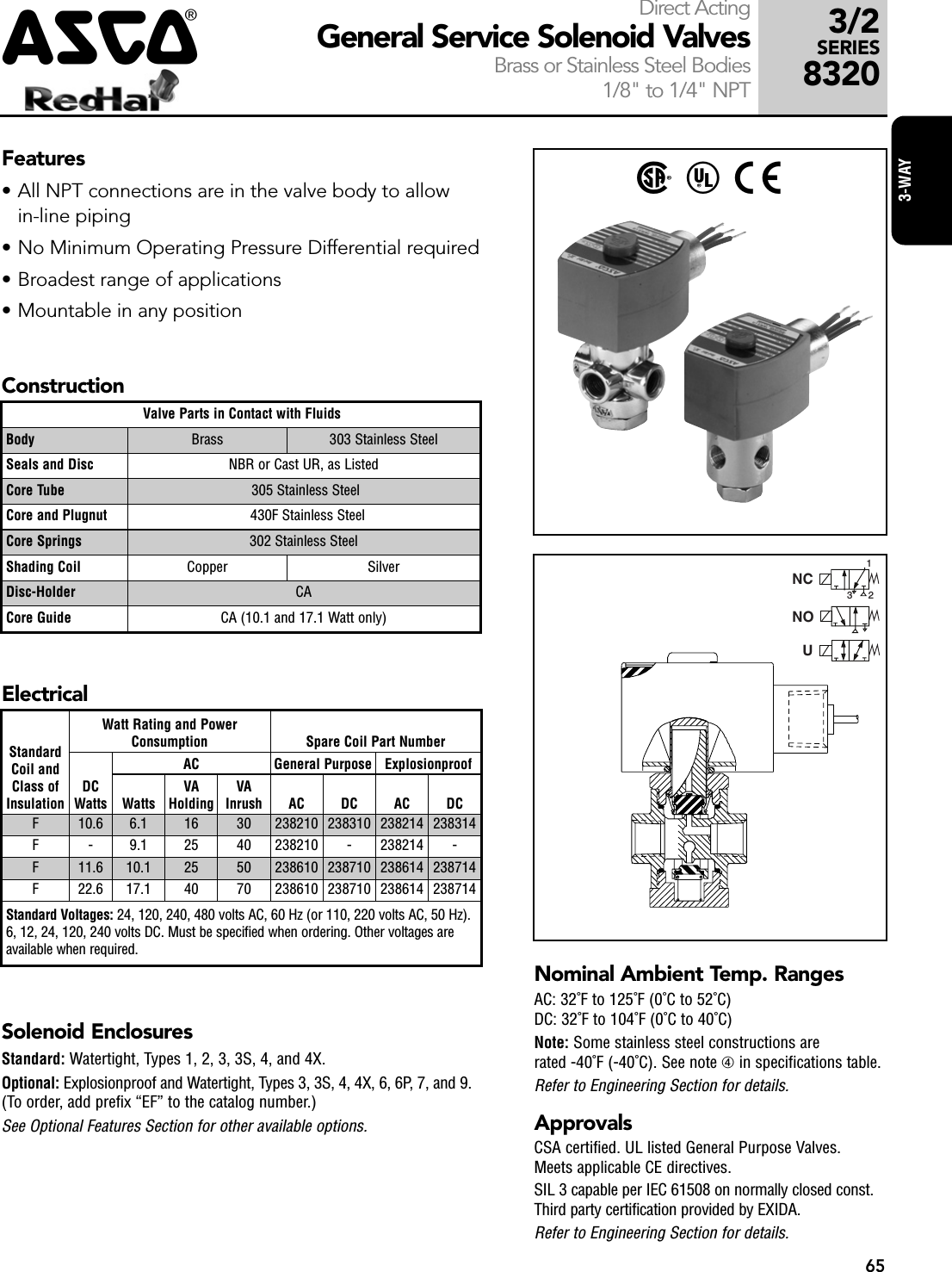 Page 1 of 4 - Flow Asco 8320 Series Process Valves-1505490805 8320R1 User Manual