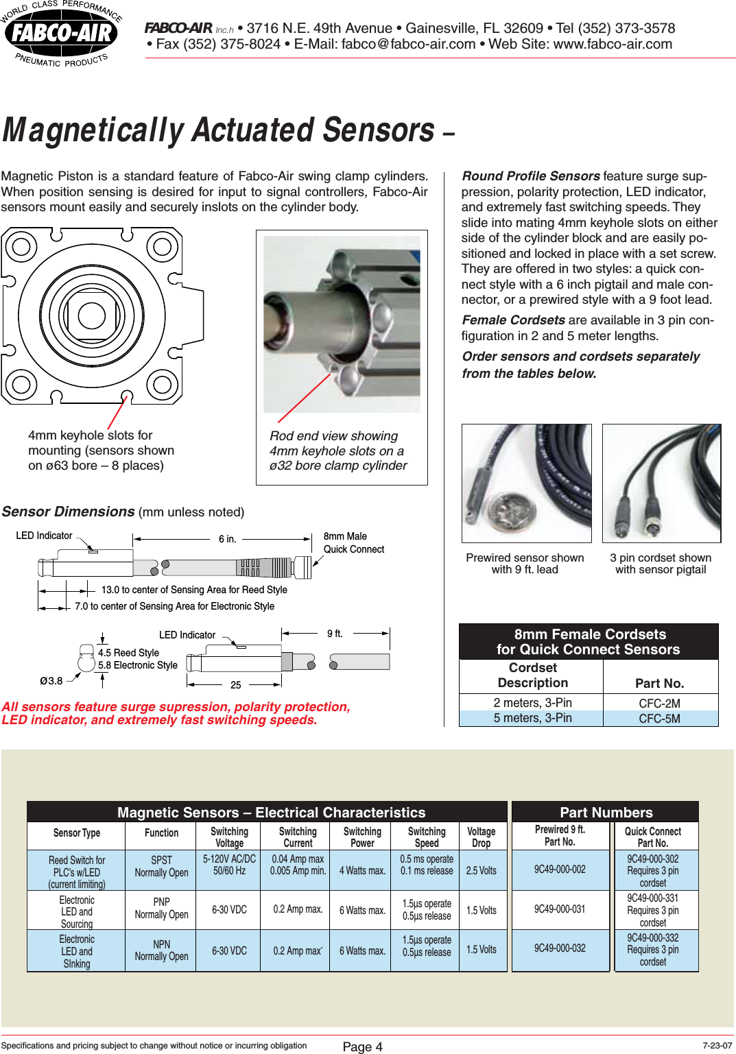 Page 4 of 4 - Flow Fabco-Air Sc Series Clamp Cylinders-1505484123 User Manual