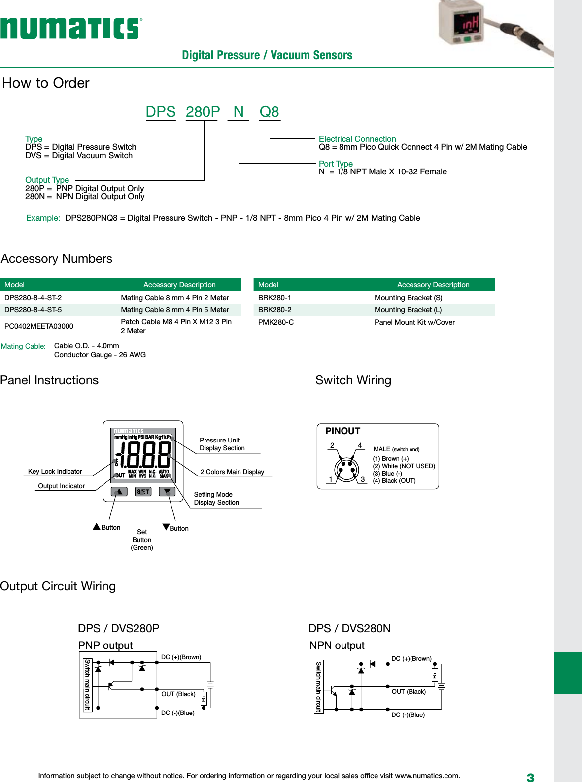 Page 5 of 8 - Flow Numatics 280 Series-1505494257 User Manual