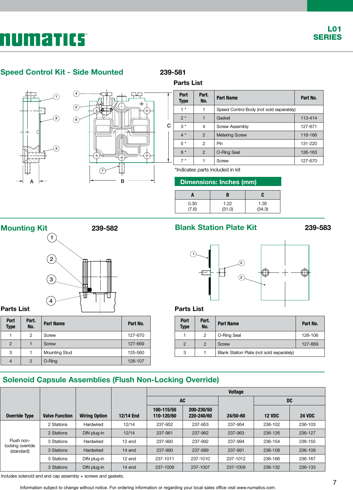 Page 7 of 10 - Flow Numatics L01 Series Solenoid Valve-1507232629 User Manual