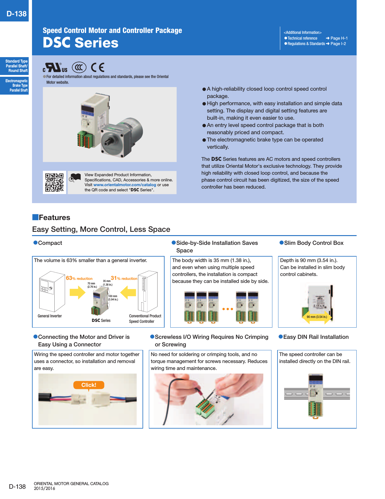 Flow Oriental Motors Dsc Series Ac Motor Speed Control System